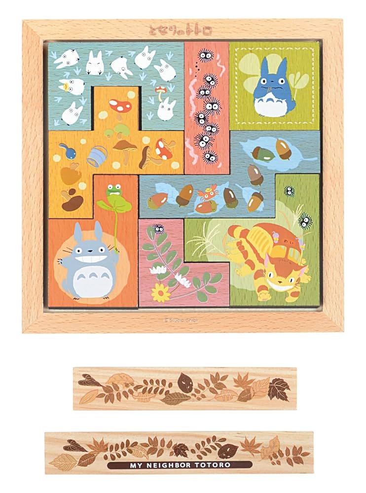 Amazon.co.jp: エンスカイ となりのトトロ 木のタイルパズル